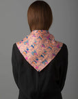 Colaba Sari Scarf - Purple/Pink tones