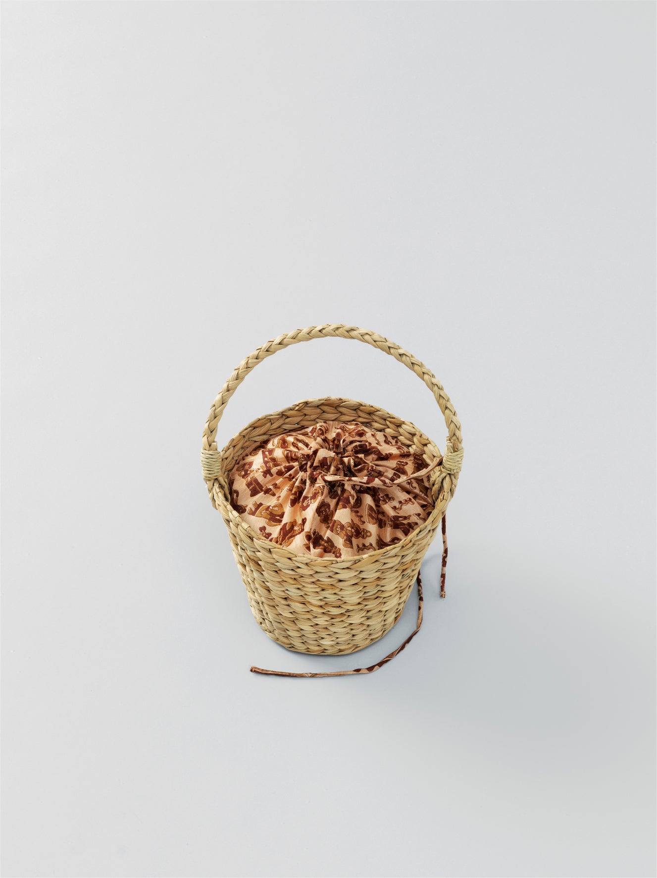 Mini Straw Bag - Round
