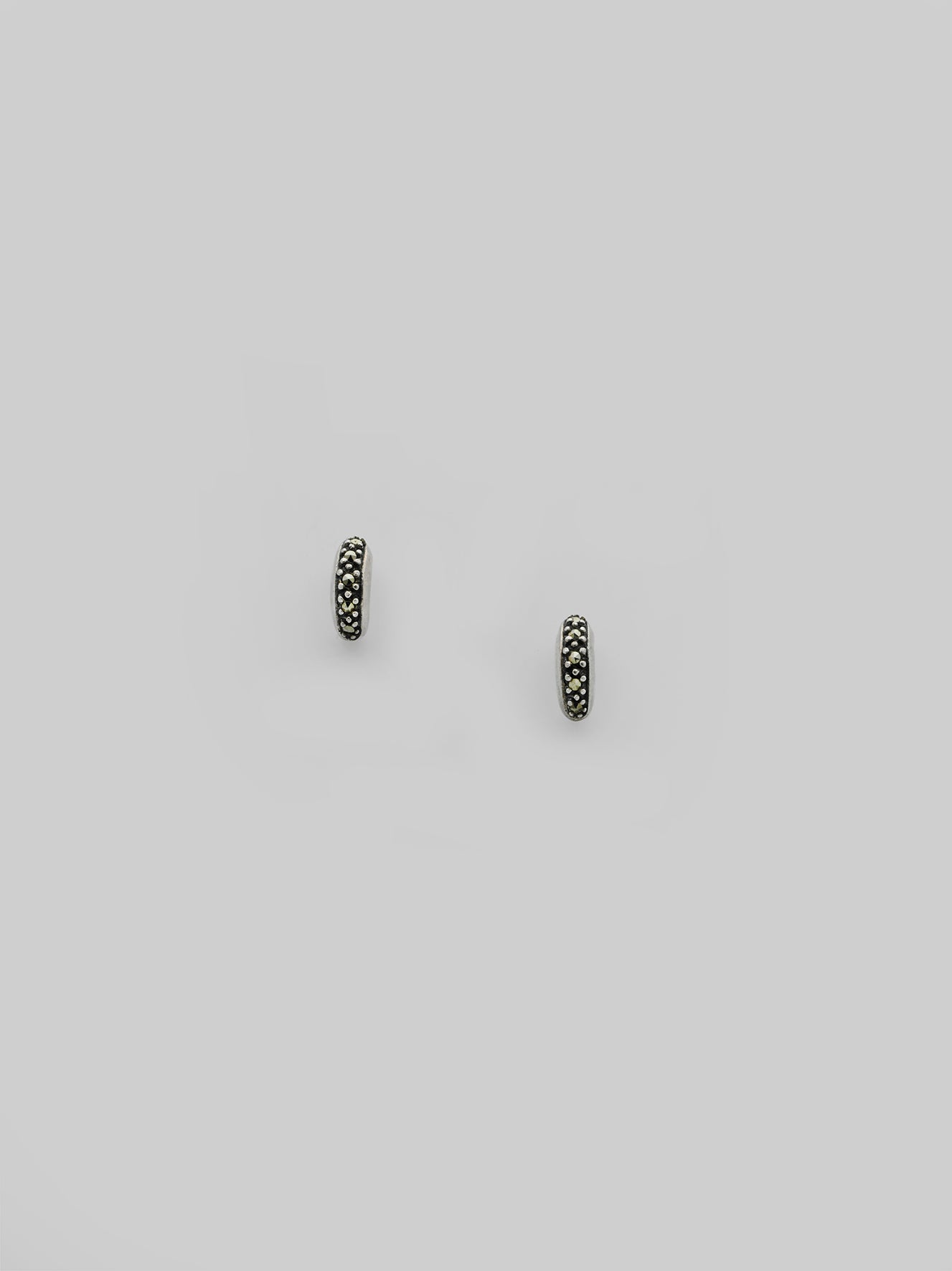 Black Stone Stud Earring