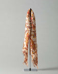 Oversized Goa Silk Sari Scarf - Pink/Red tones