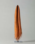 Oversized Goa Silk Sari Scarf - Orange tones