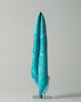 Oversized Goa Silk Sari Scarf - Blue tones