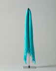 Oversized Goa Silk Sari Scarf - Blue tones