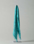 Oversized Goa Silk Sari Scarf - Blue tones