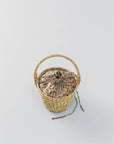 Mini Straw Bag - Round