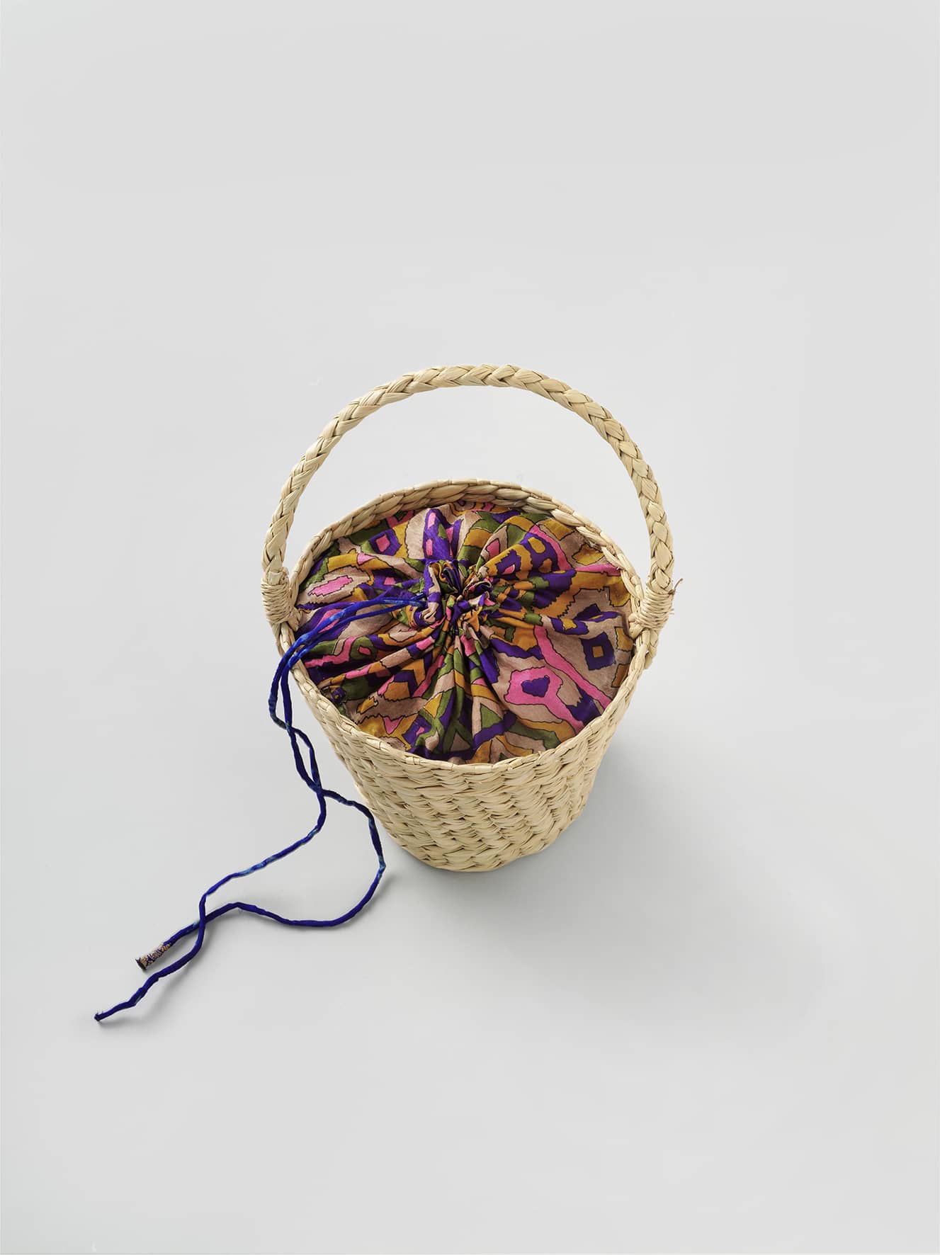 Mini Straw Bag - Round