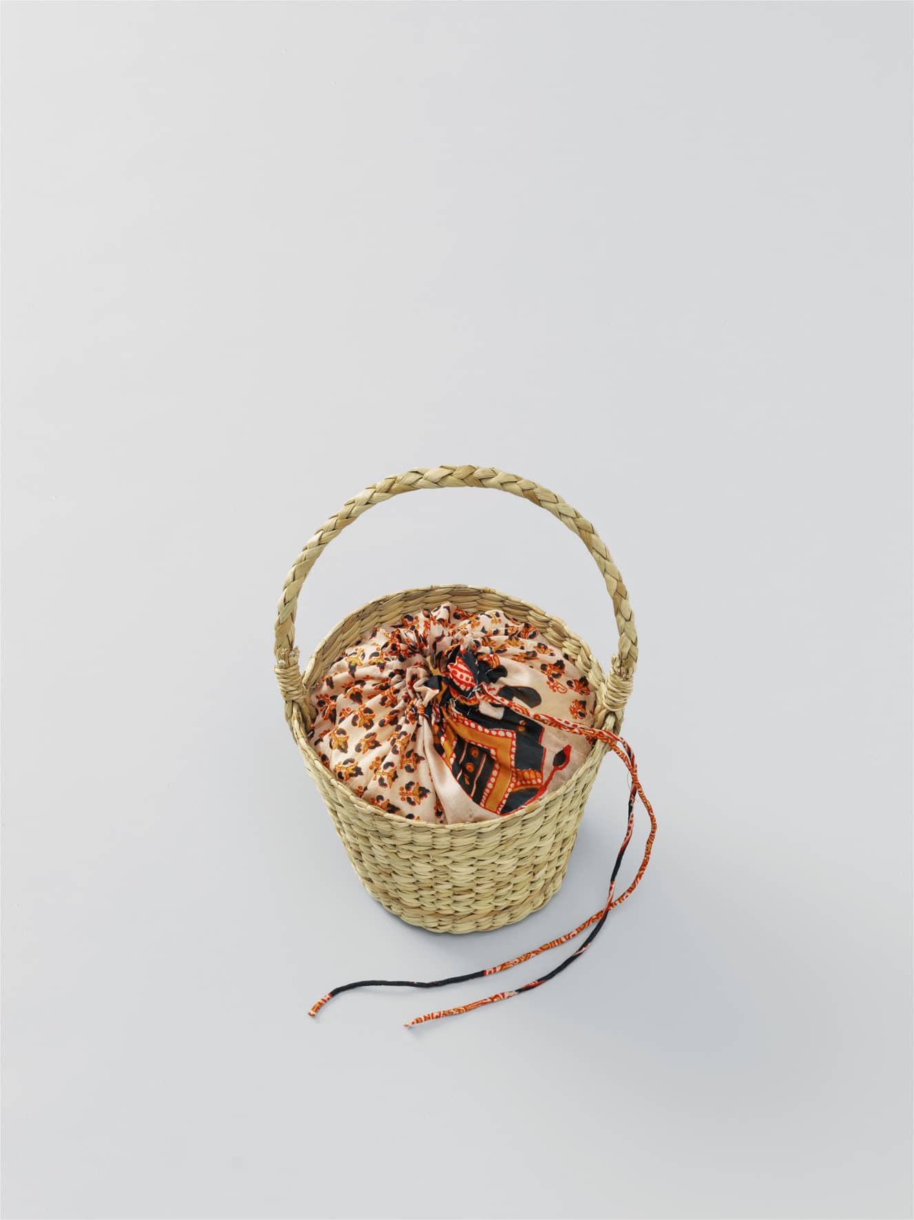 Mini Straw Bag - Round