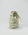 Oversized Damyanti Silk Sari Pouch - Green tones