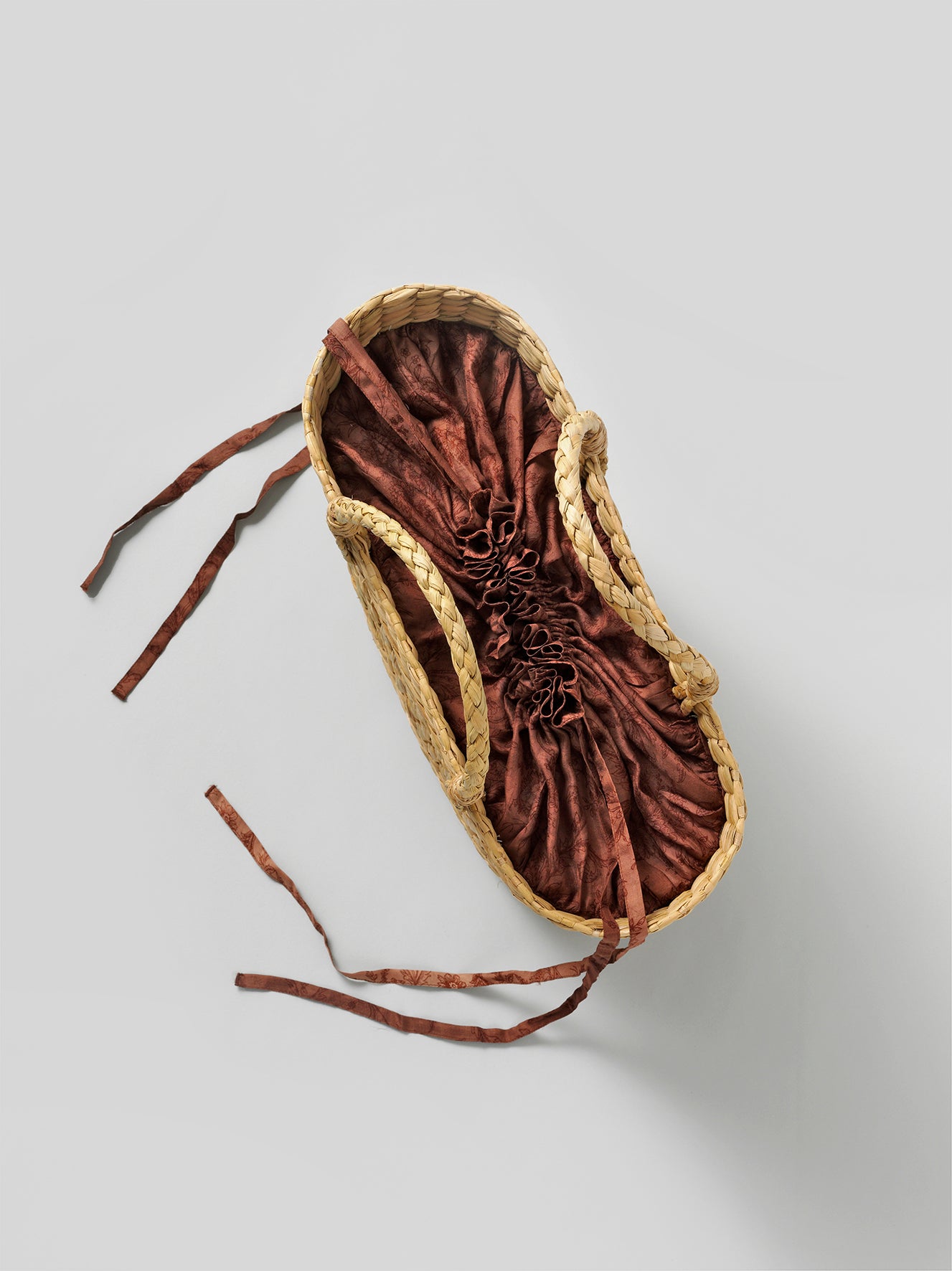Oversized Straw Bags - Brown tones
