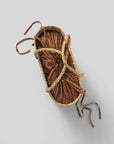 Oversized Straw Bags - Brown tones