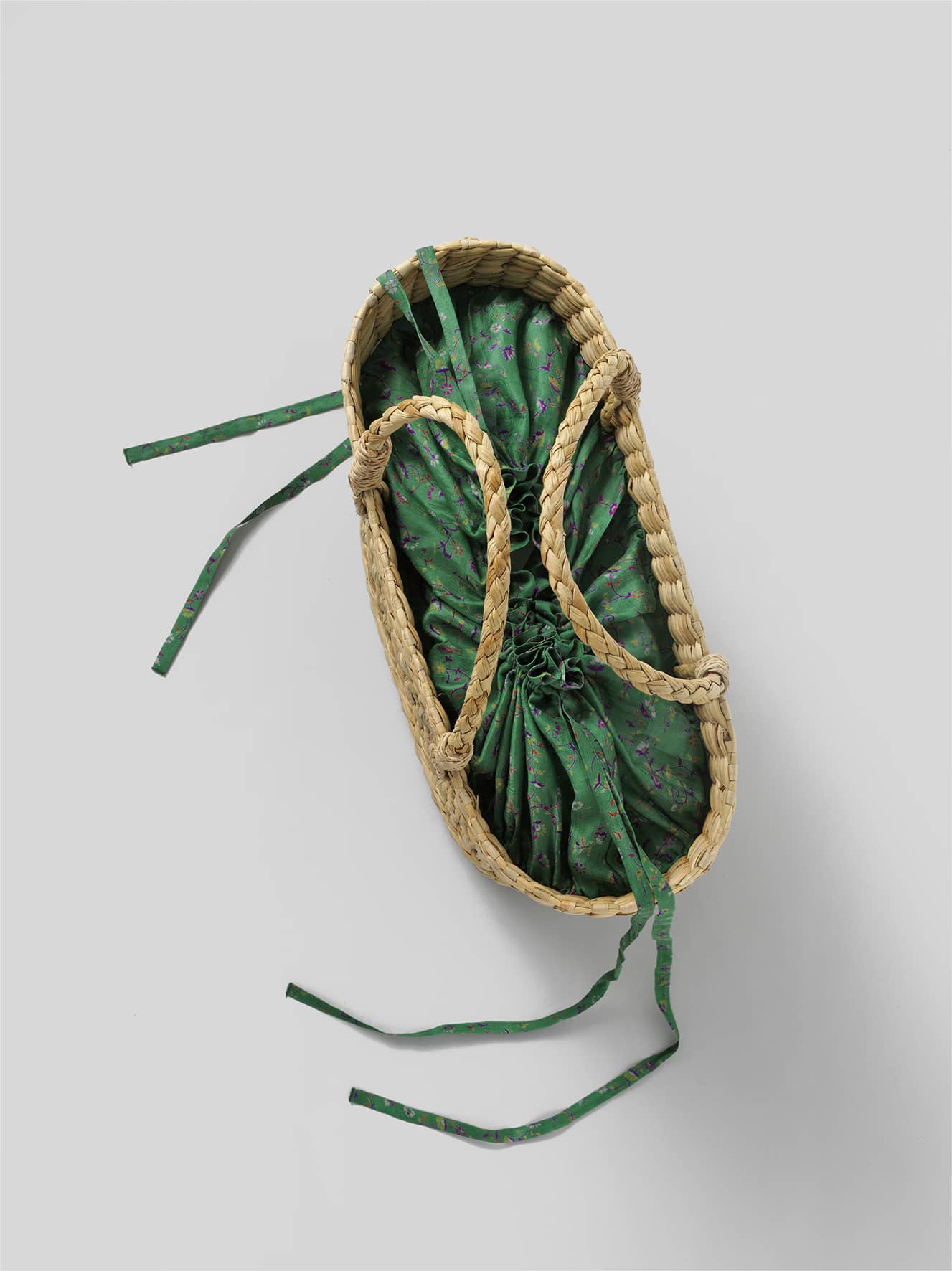 Oversized Straw bags - Green tones