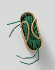 Oversized Straw bags - Green tones