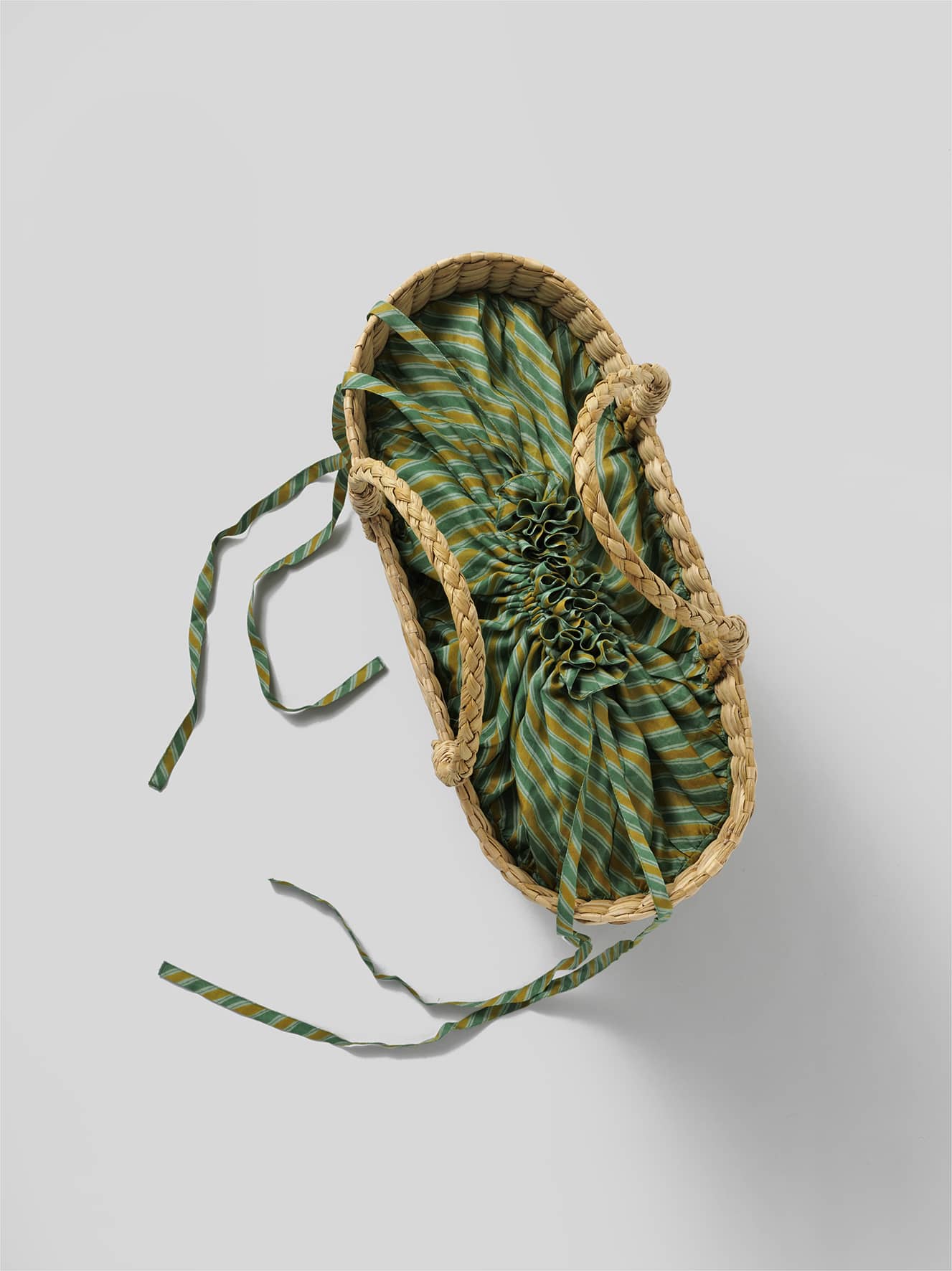 Oversized Straw bags - Green tones