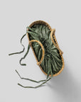 Oversized Straw bags - Green tones