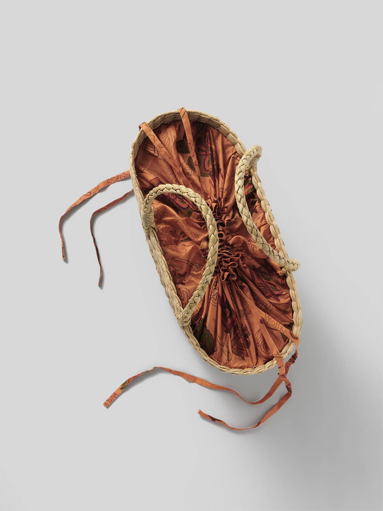 Oversized Straw bags - Pink/Red tones