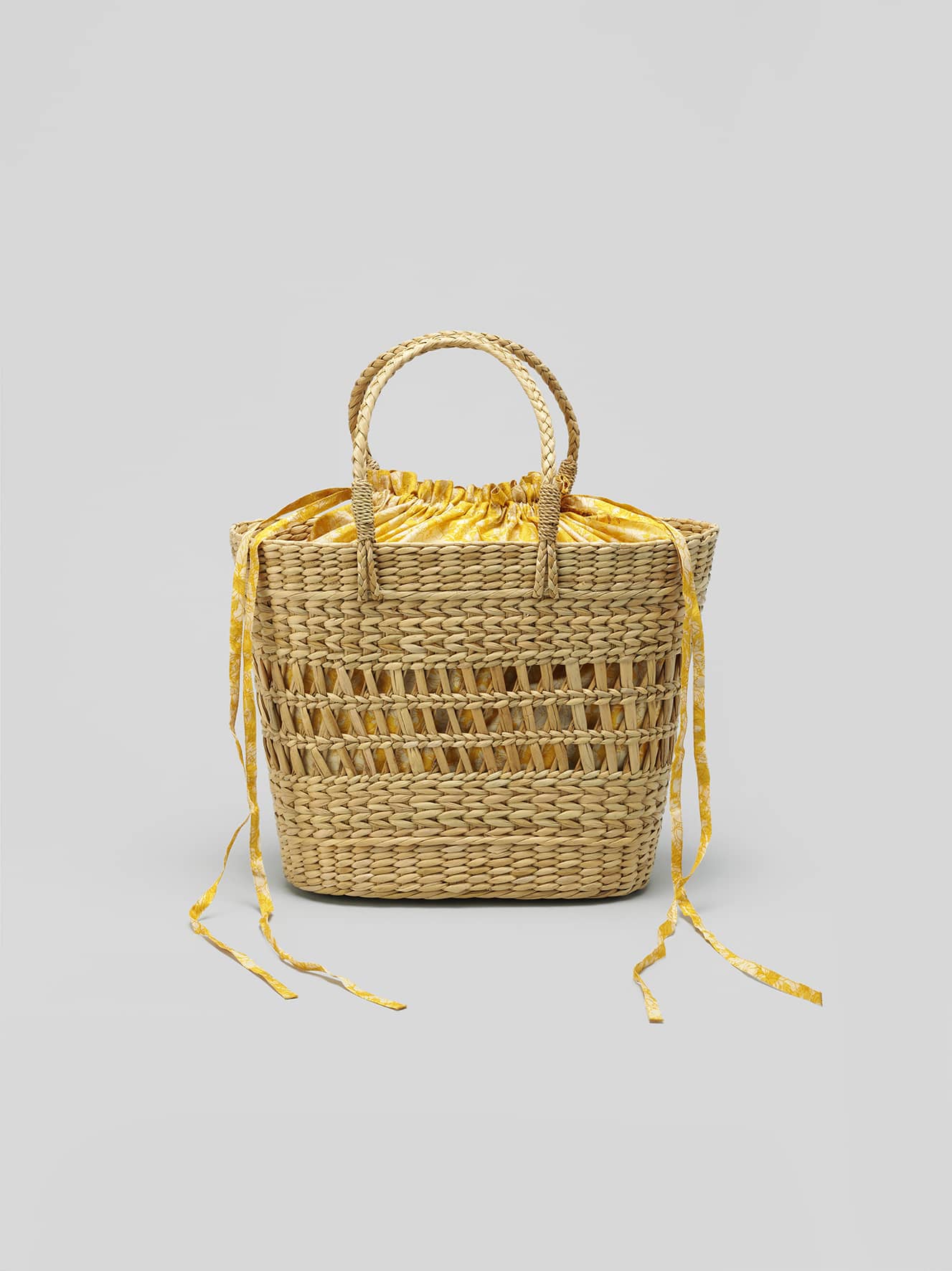 Oversized Straw bags - Orange/Yellow tones