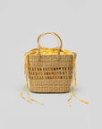Oversized Straw bags - Orange/Yellow tones