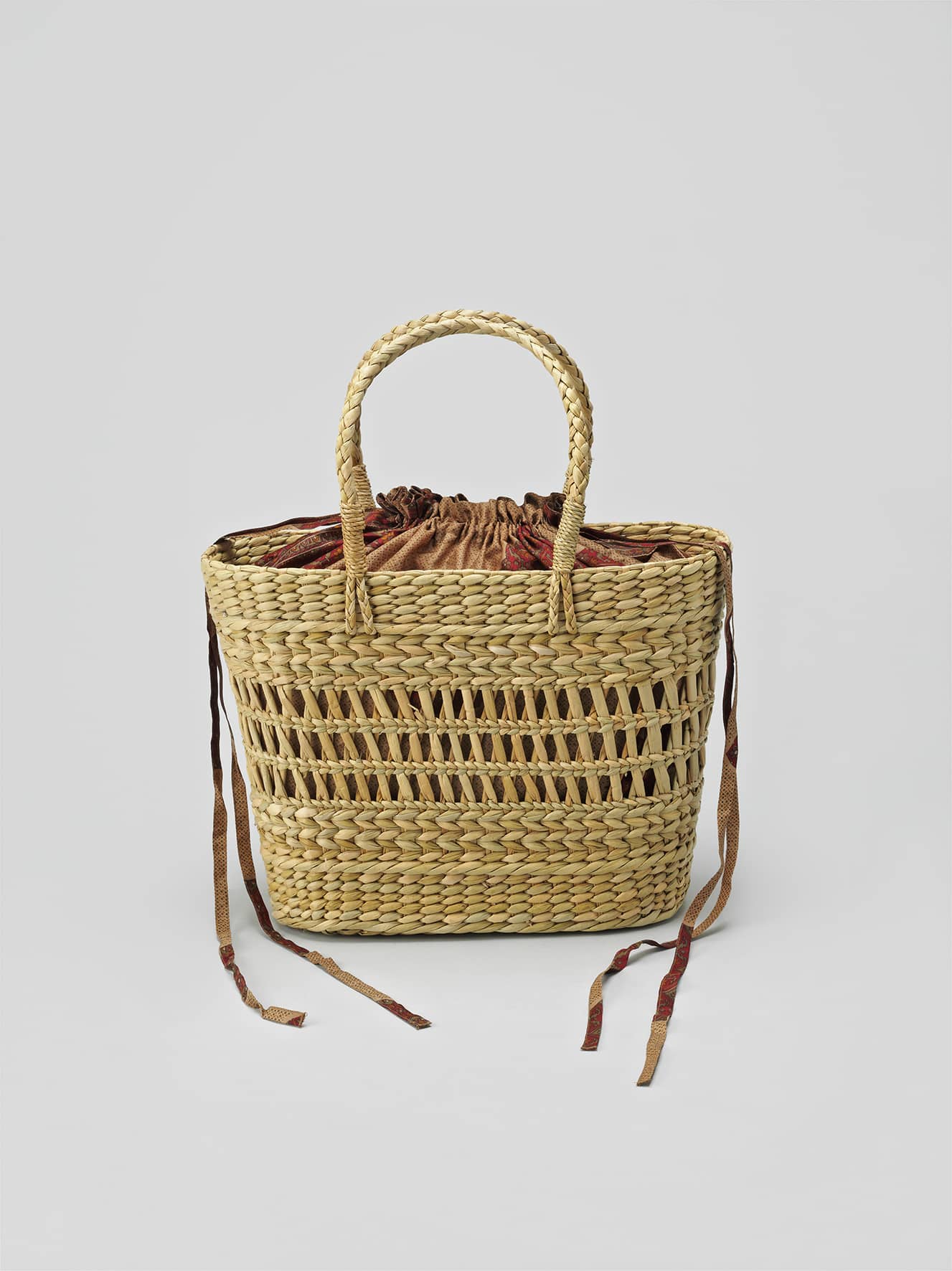 Oversized Straw bags - Pink/Red tones
