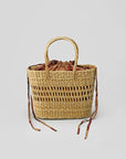 Oversized Straw bags - Pink/Red tones