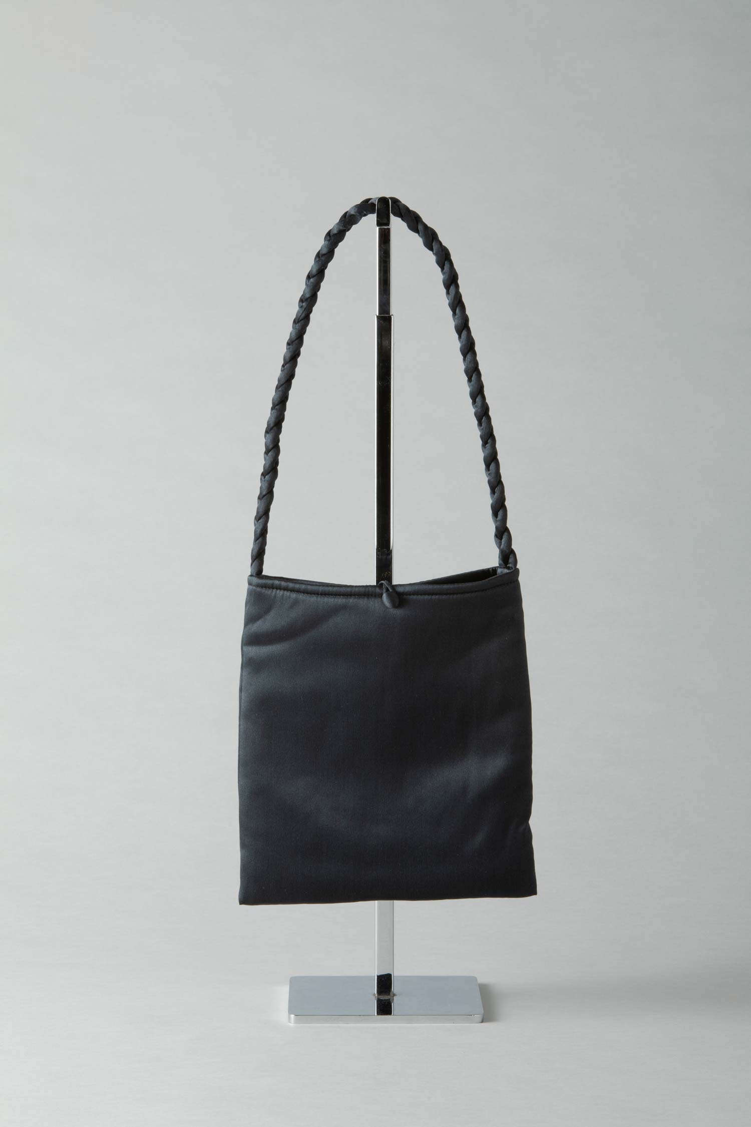 Square Silk Pouch - Black