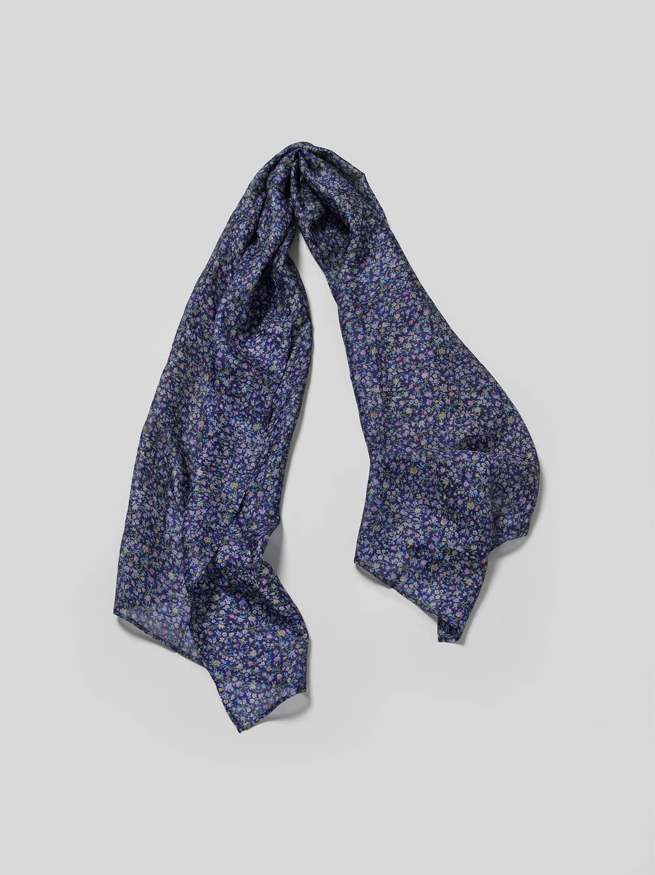 Sari Shawl - Blue/Purple tones