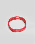Silk headband -Pink/Red tones
