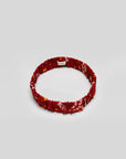 Silk headband -Pink/Red tones