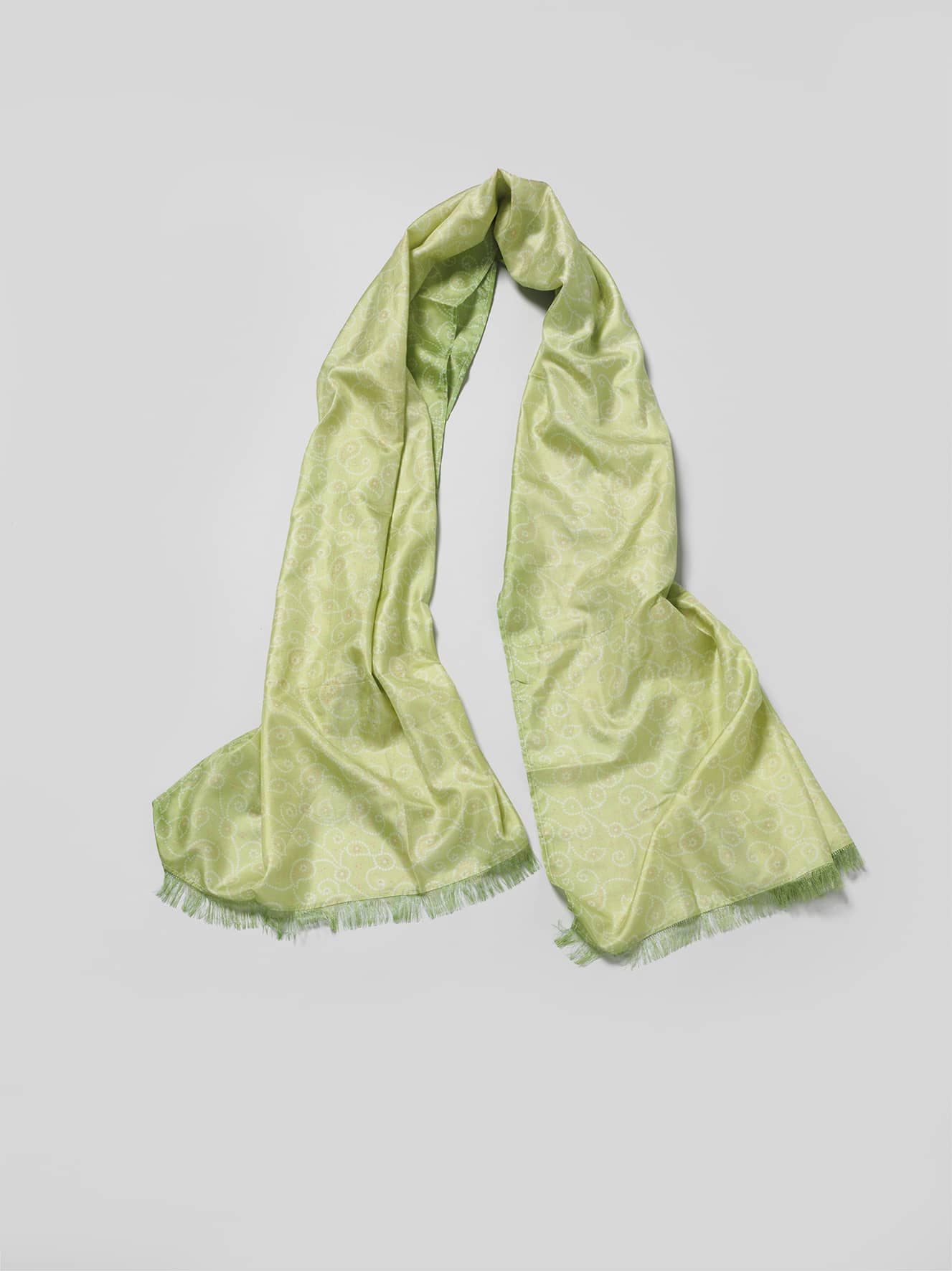 Sari Shawl Fringes - Blue/Green tones