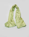 Sari Shawl Fringes - Blue/Green tones