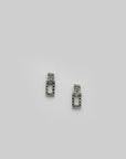 Square Black Stone Earring