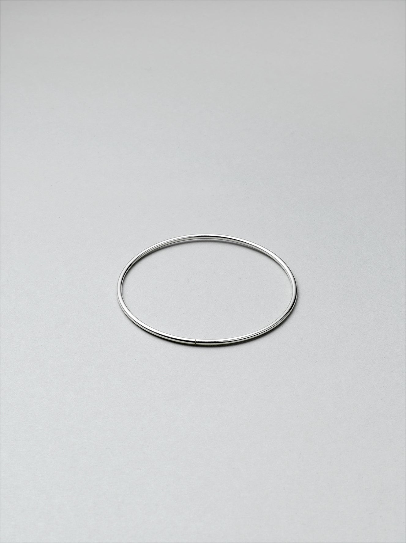 Thin Silver Bangle