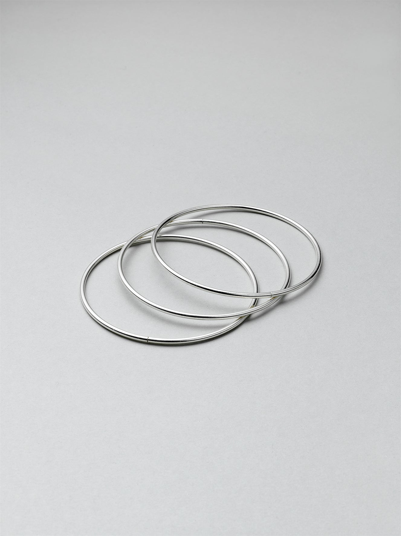Thin Silver Bangle