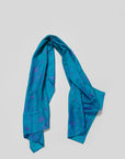 Sari Shawl - Blue/Purple tones