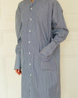 Nerhu shirt dress - Blue/White stripe