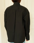 Nerhu Tuxedo Shirt - Black