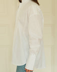 Nerhu Tuxedo Shirt - White