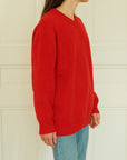 Heavy summer knit - Indian Red