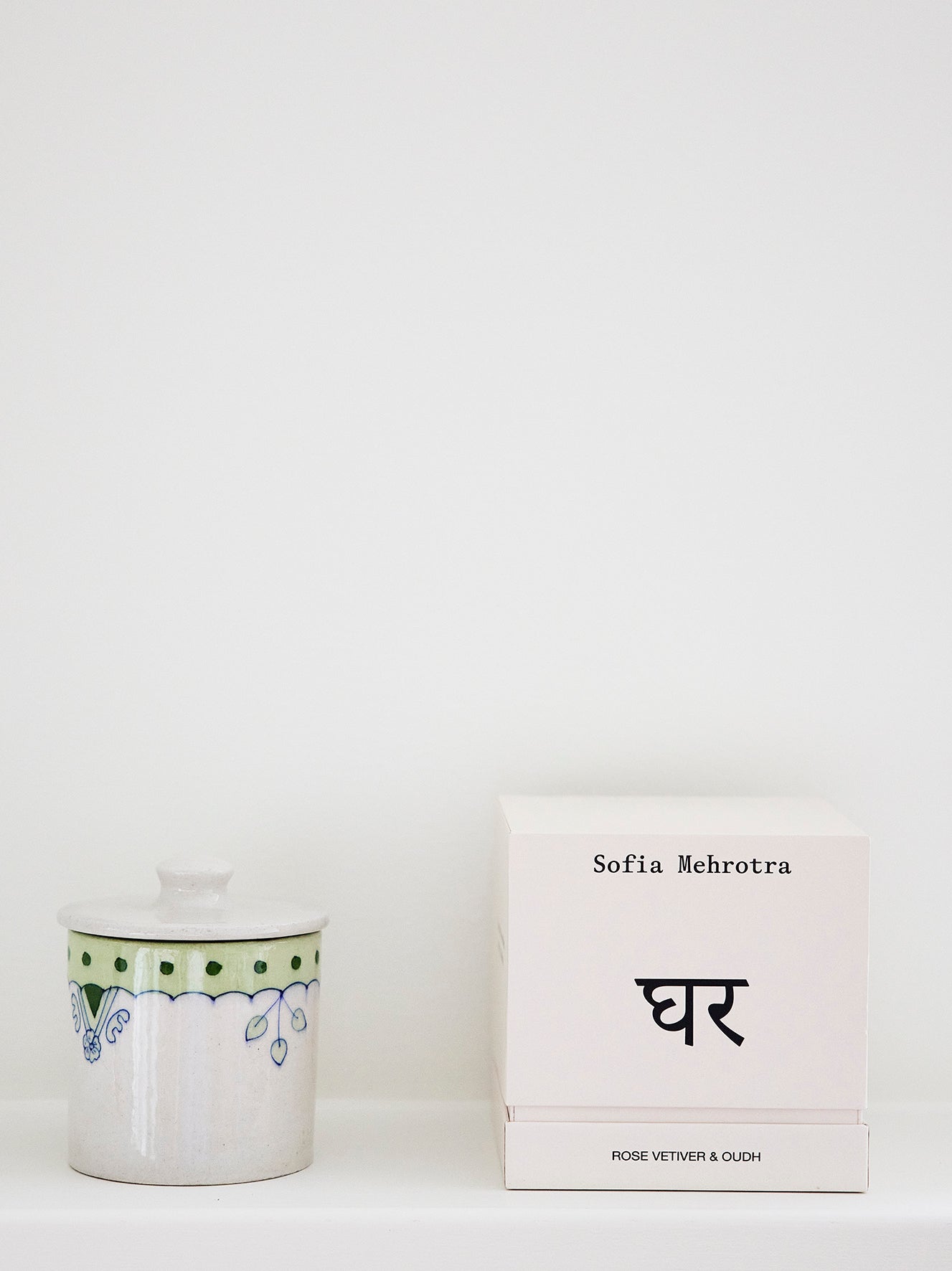 Scented candel - Rose Vetiver & Oudh