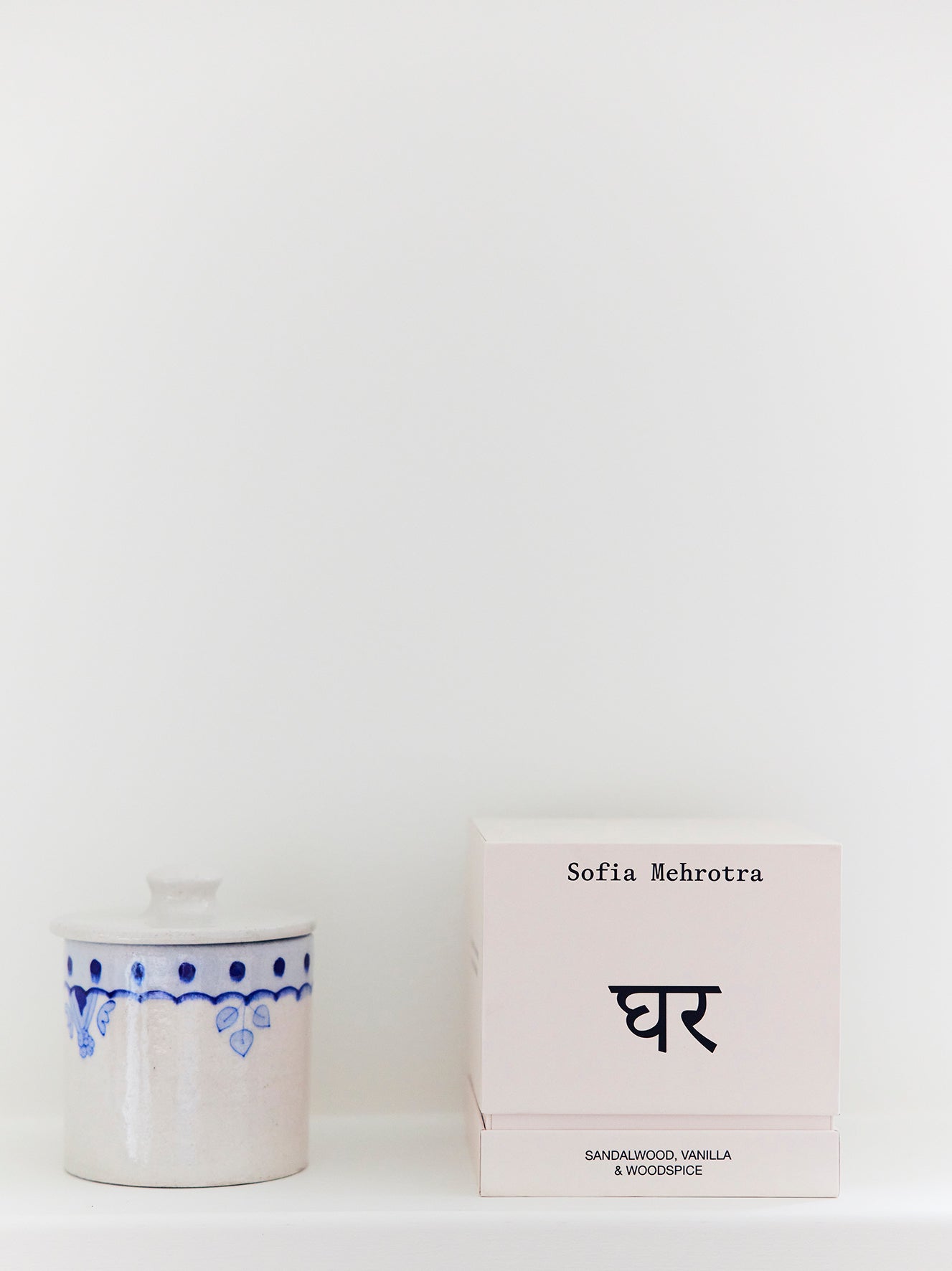 Scented candel - Sandalwood, Vanilla & Woodspice