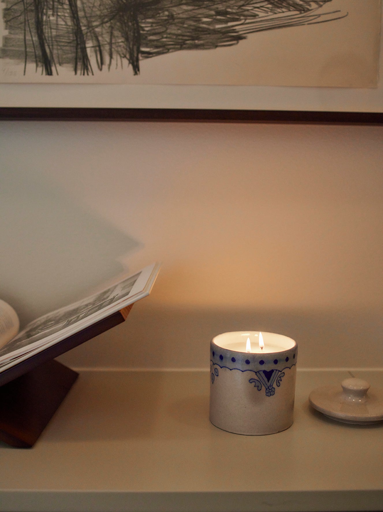 Scented candel - Sandalwood, Vanilla & Woodspice