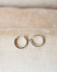 Square Black Stone Hoop