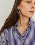 Square Marcasite Earring