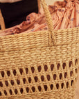 Oversized Straw bags - Pink/Red tones