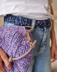 The crochet clutch - Purple
