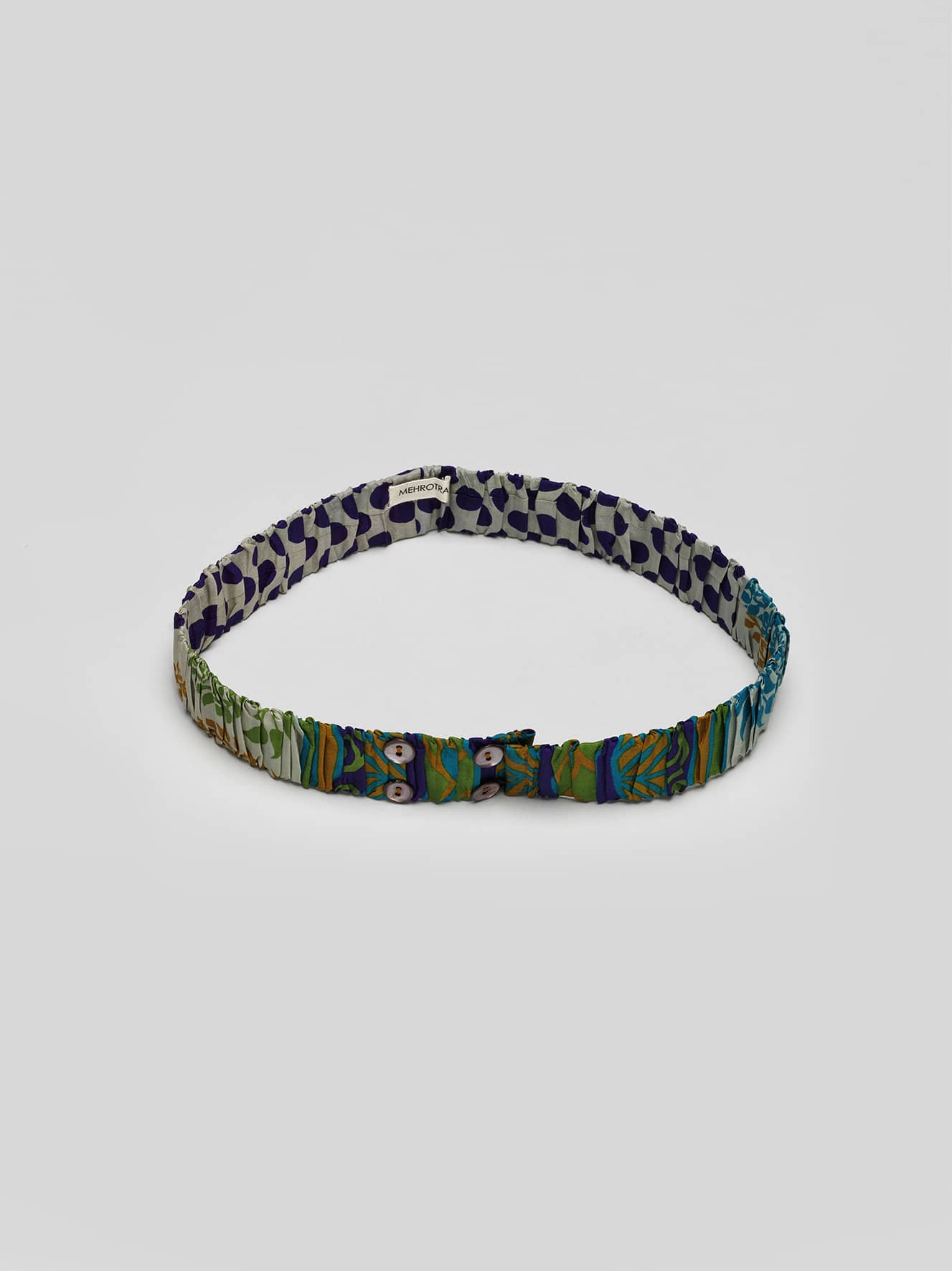 Silk Belt - Blue/Green tones