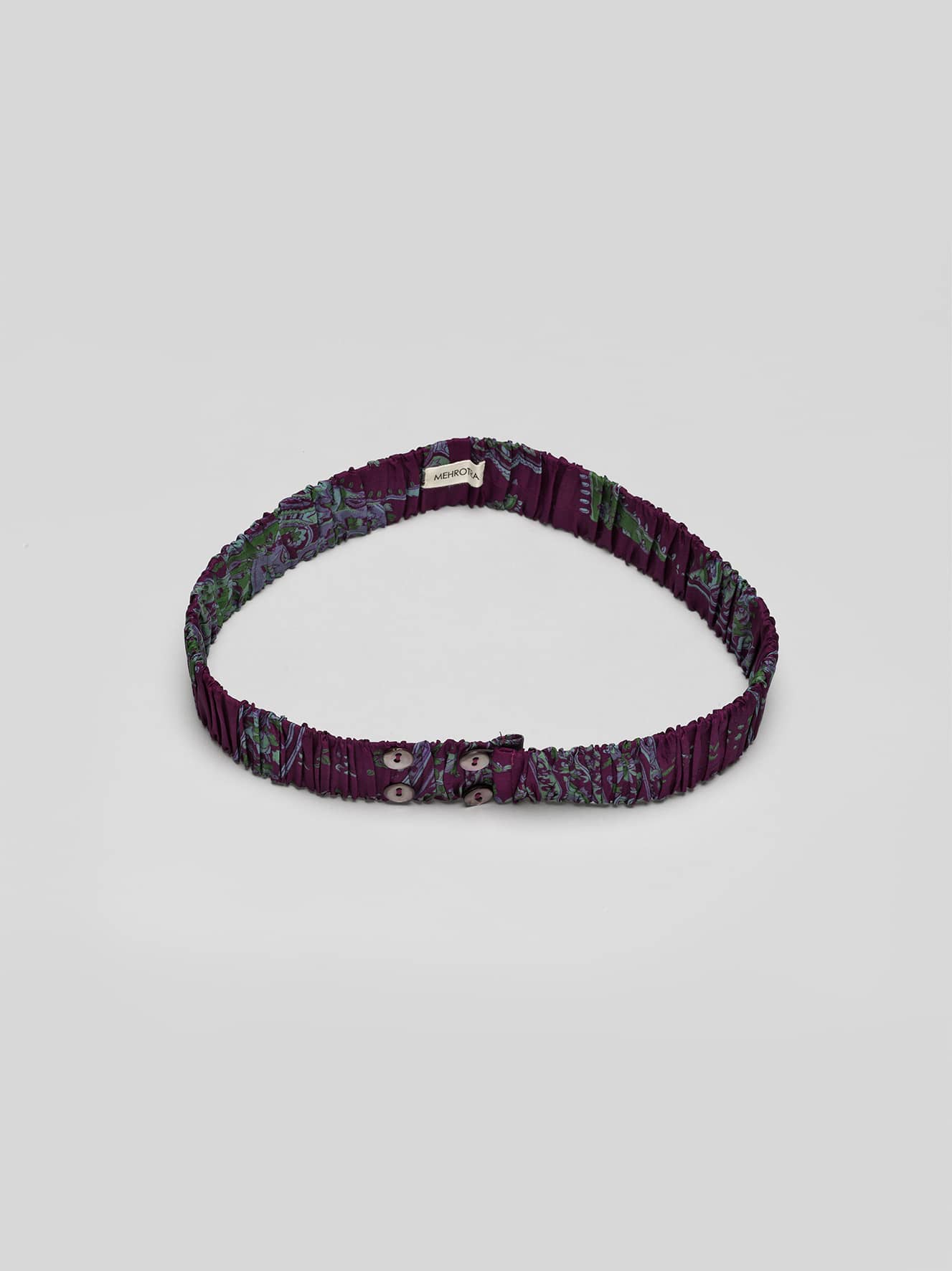 Silk Belt - Blue/Green tones