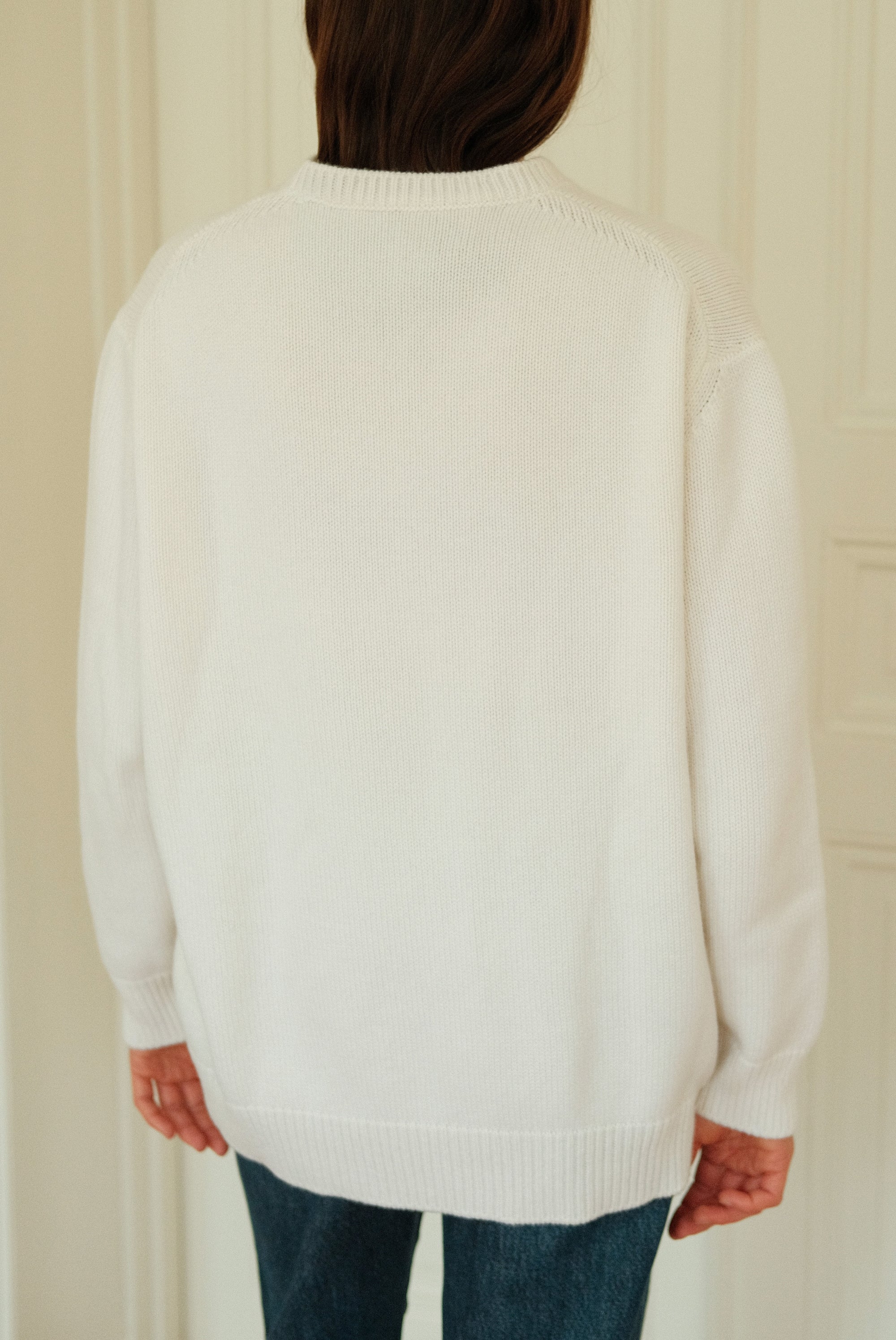 Heavy summer knit - White