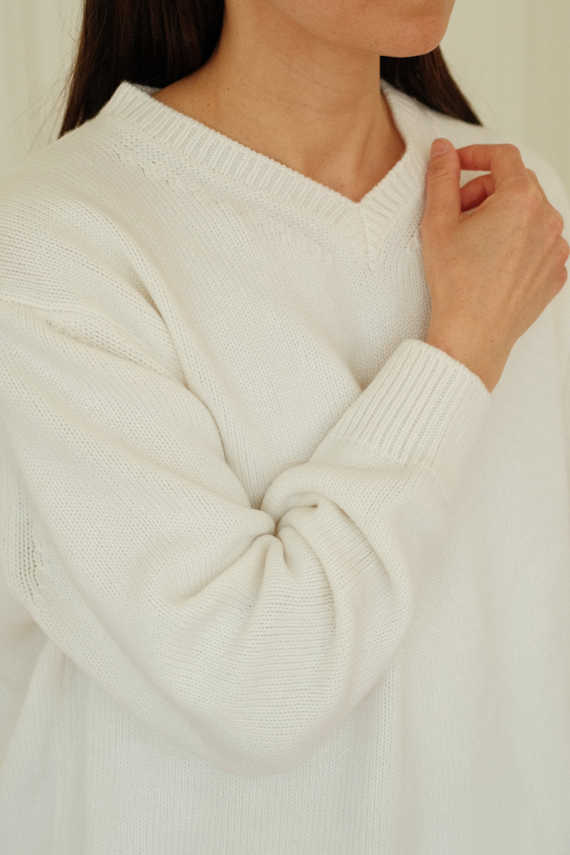 Heavy summer knit - White