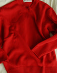 Heavy summer knit - Indian Red