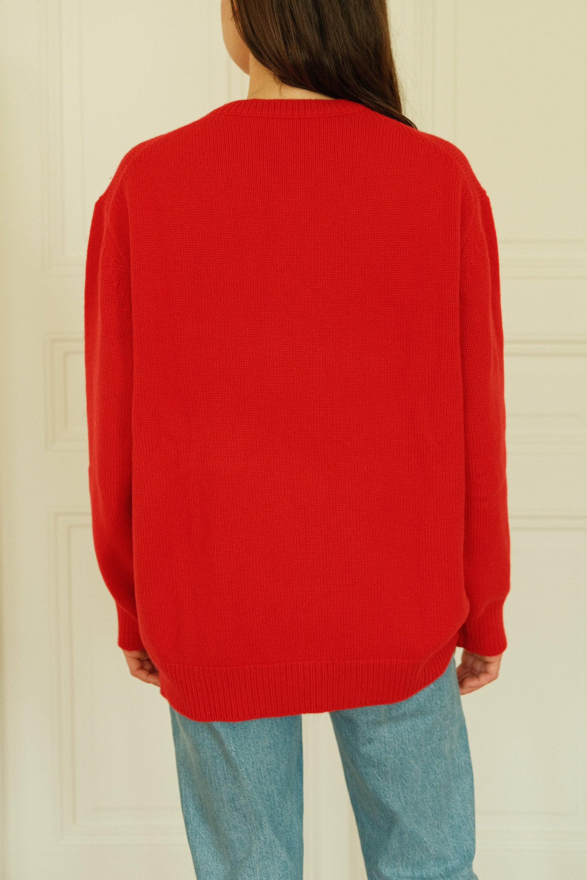 Heavy summer knit - Indian Red